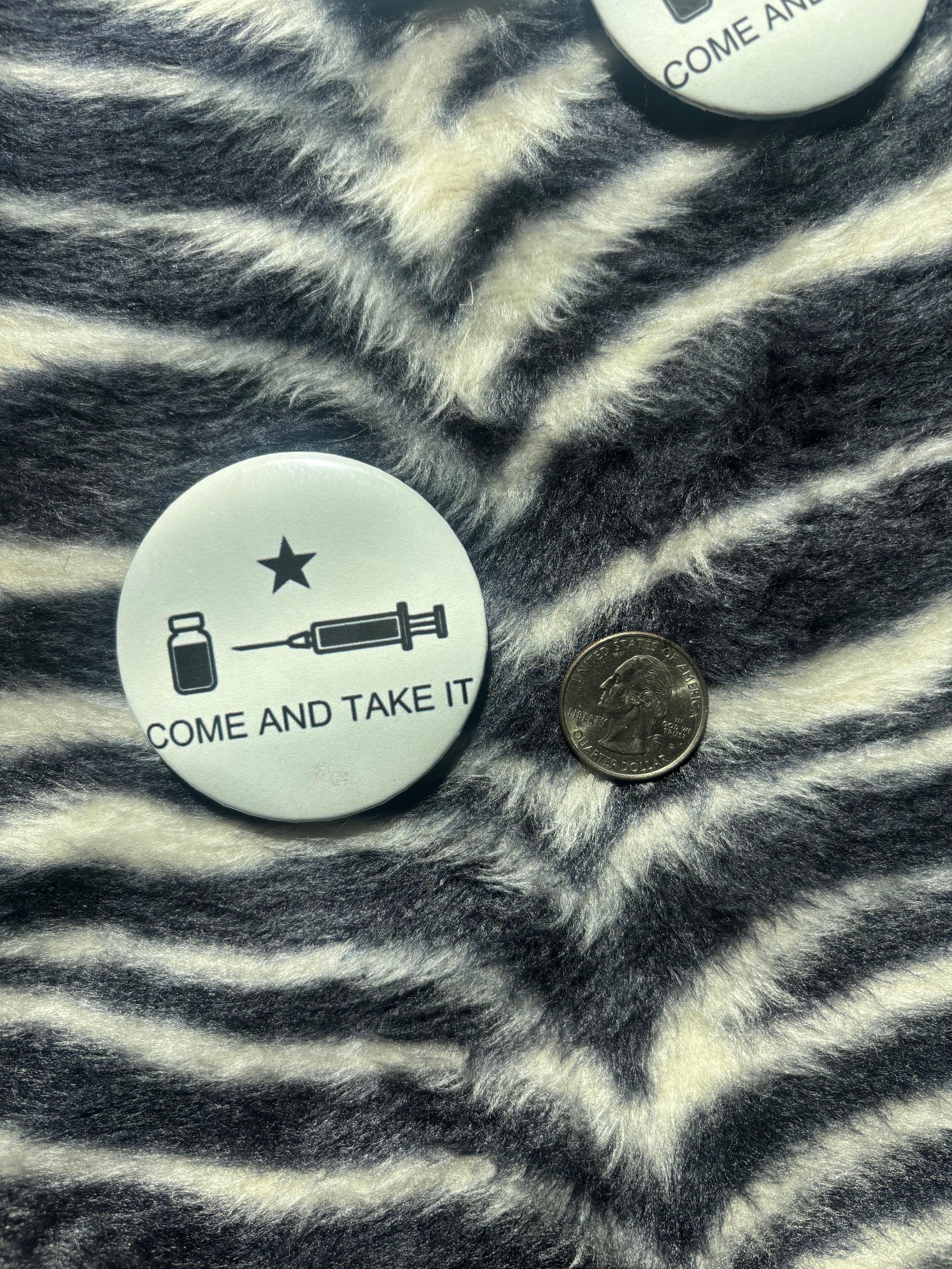 Come and Take It Pin