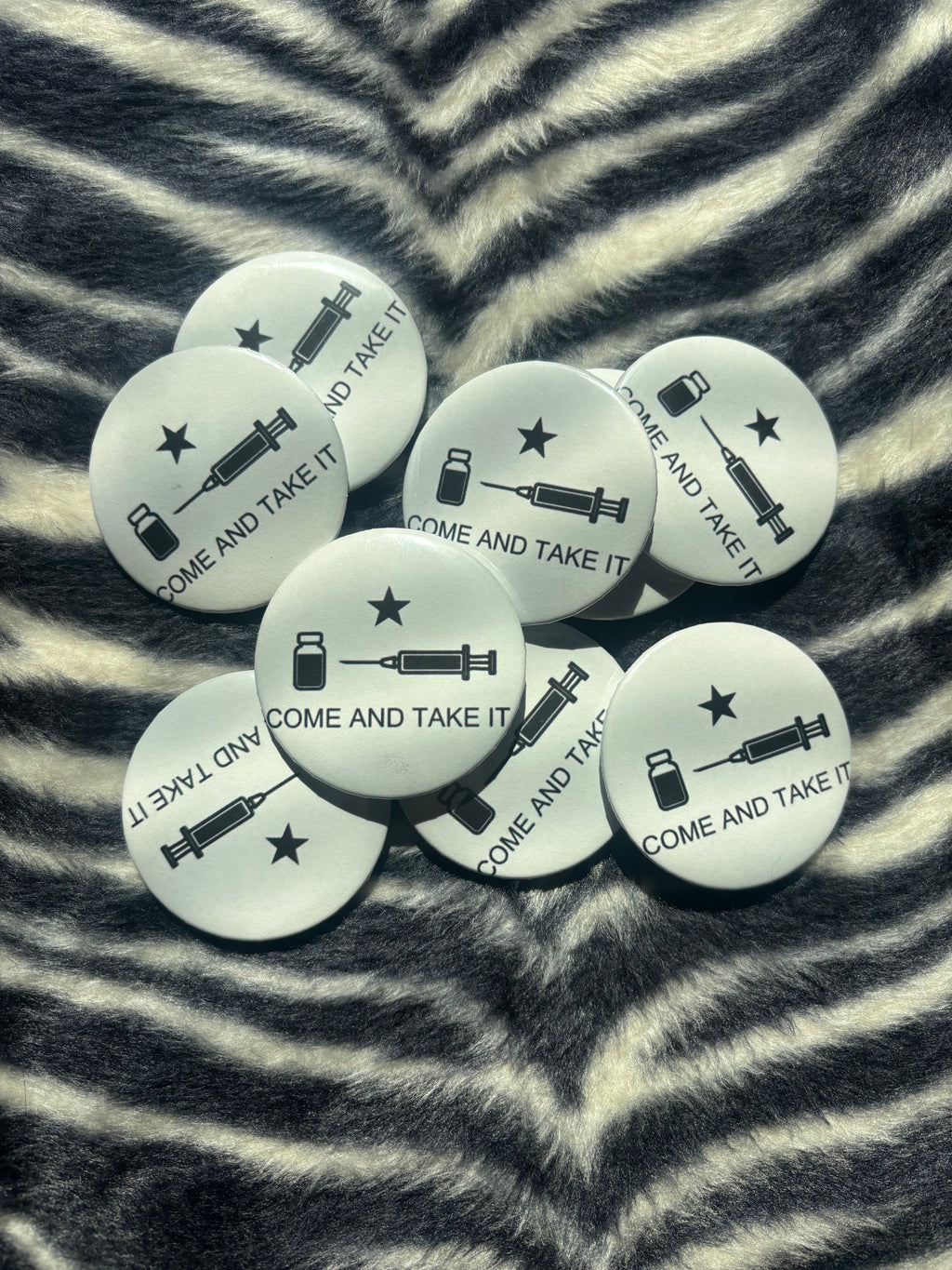 Come and Take It Pin