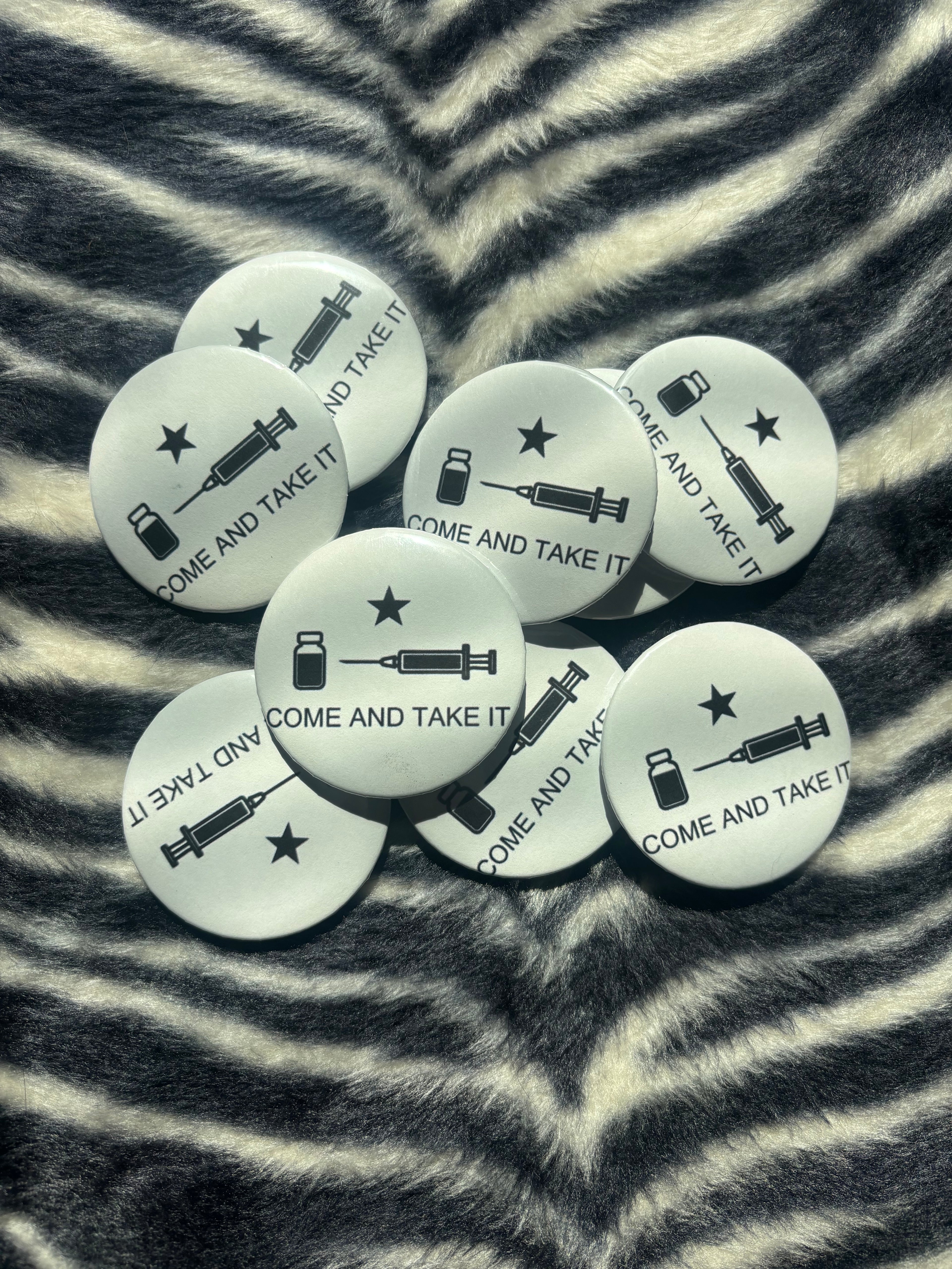 Come and Take It Pin